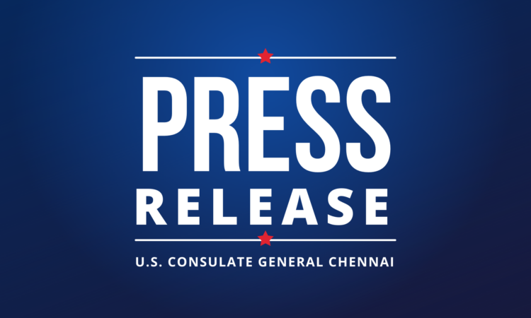 Text reading Press Release on a blue background